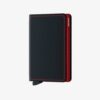 SECRID Slim Billetera 6 Tarjetas SM-BLACK-N-RED