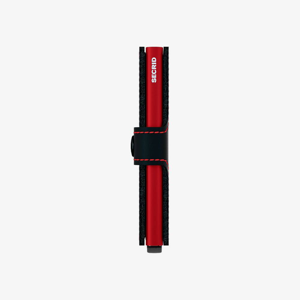 SECRID Slim Billetera 6 Tarjetas SM-BLACK-N-RED