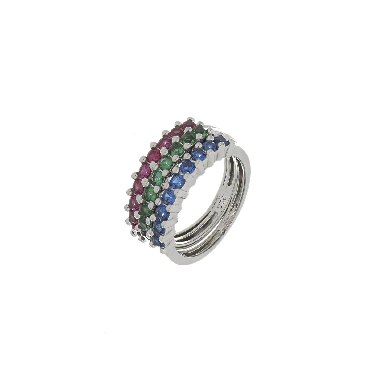 ANILLO Plata Circones Colores