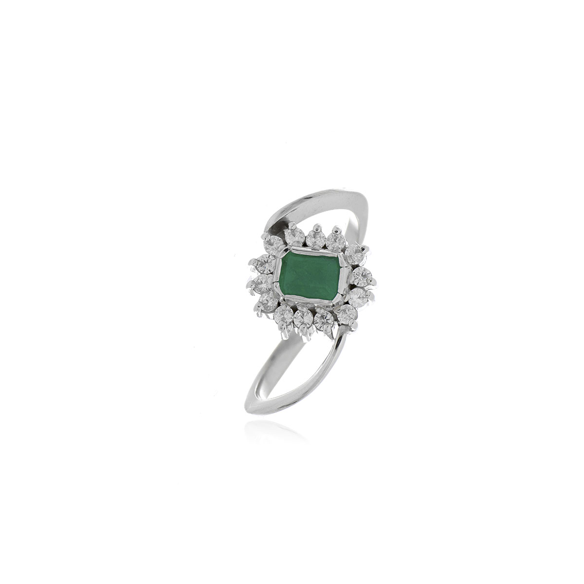 ANILLO Plata 925 y Esmeralda - Imagen 2