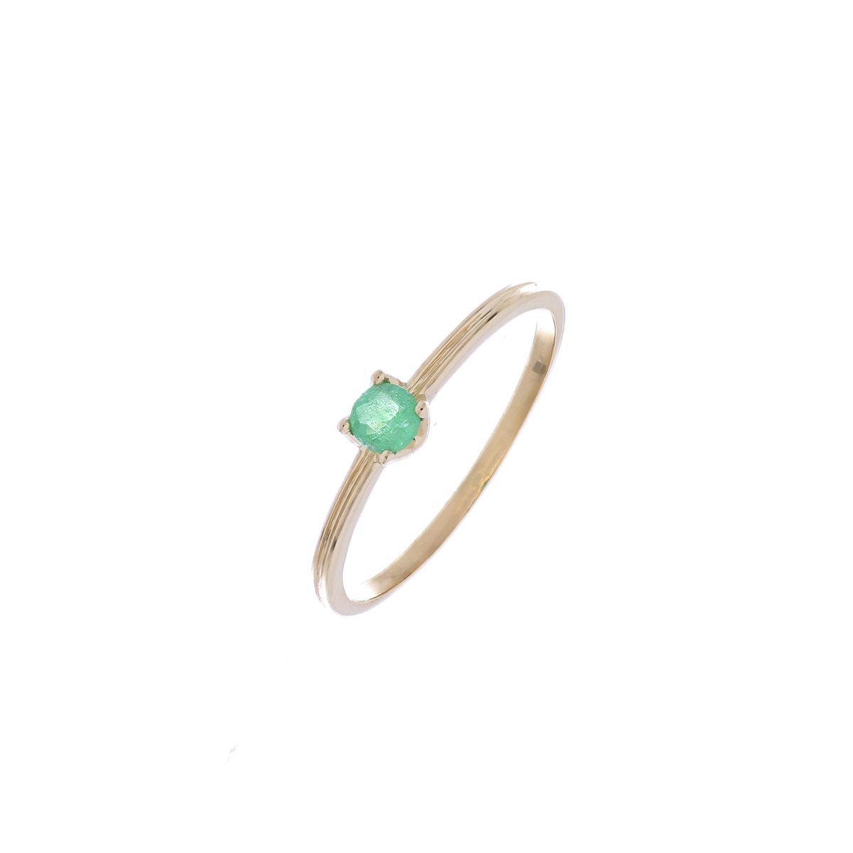 ANILLO Oro Amarillo Solitario - Imagen 2