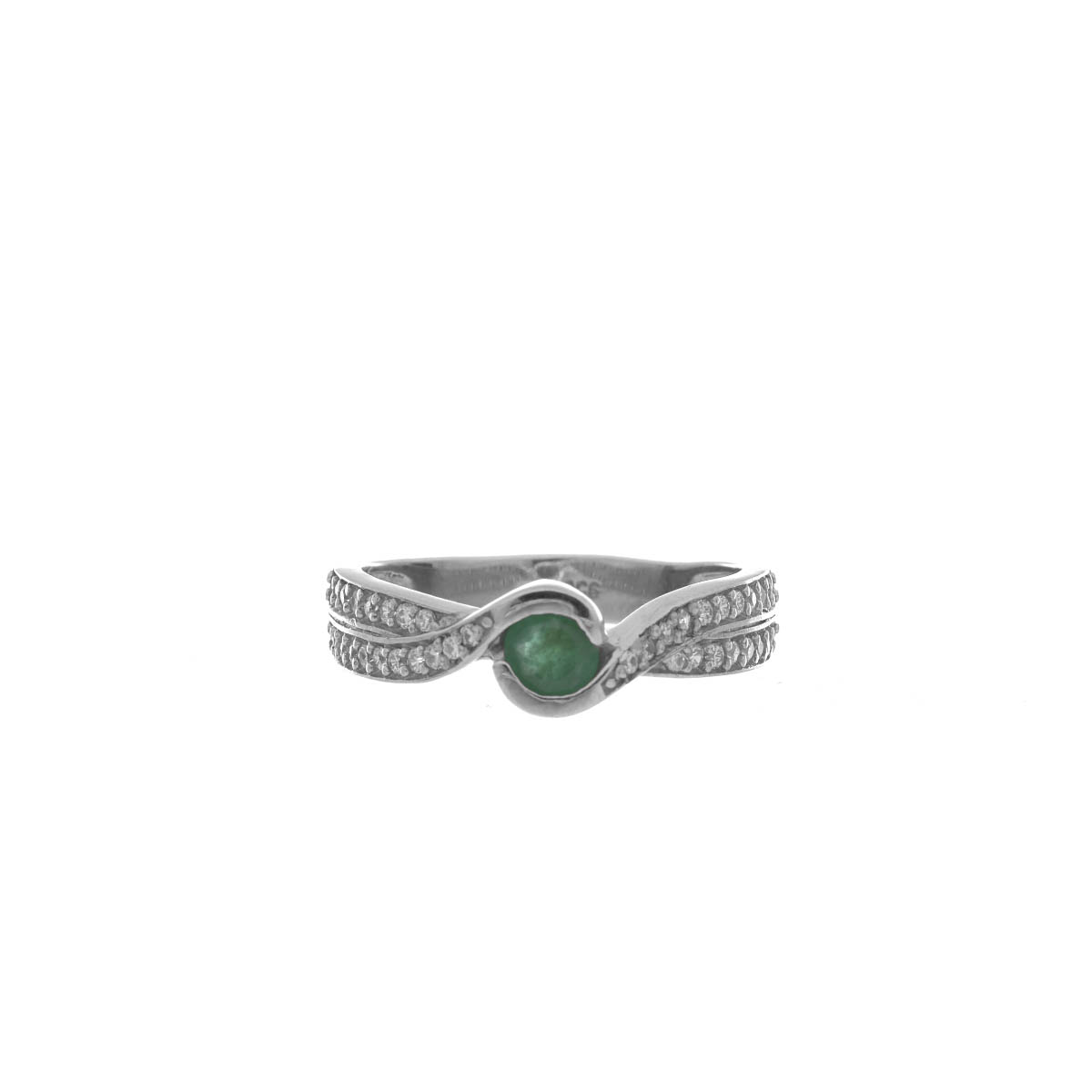 ANILLO Plata 925 y Esmeralda