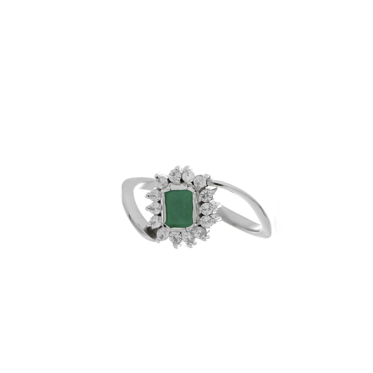 ANILLO Plata 925 y Esmeralda