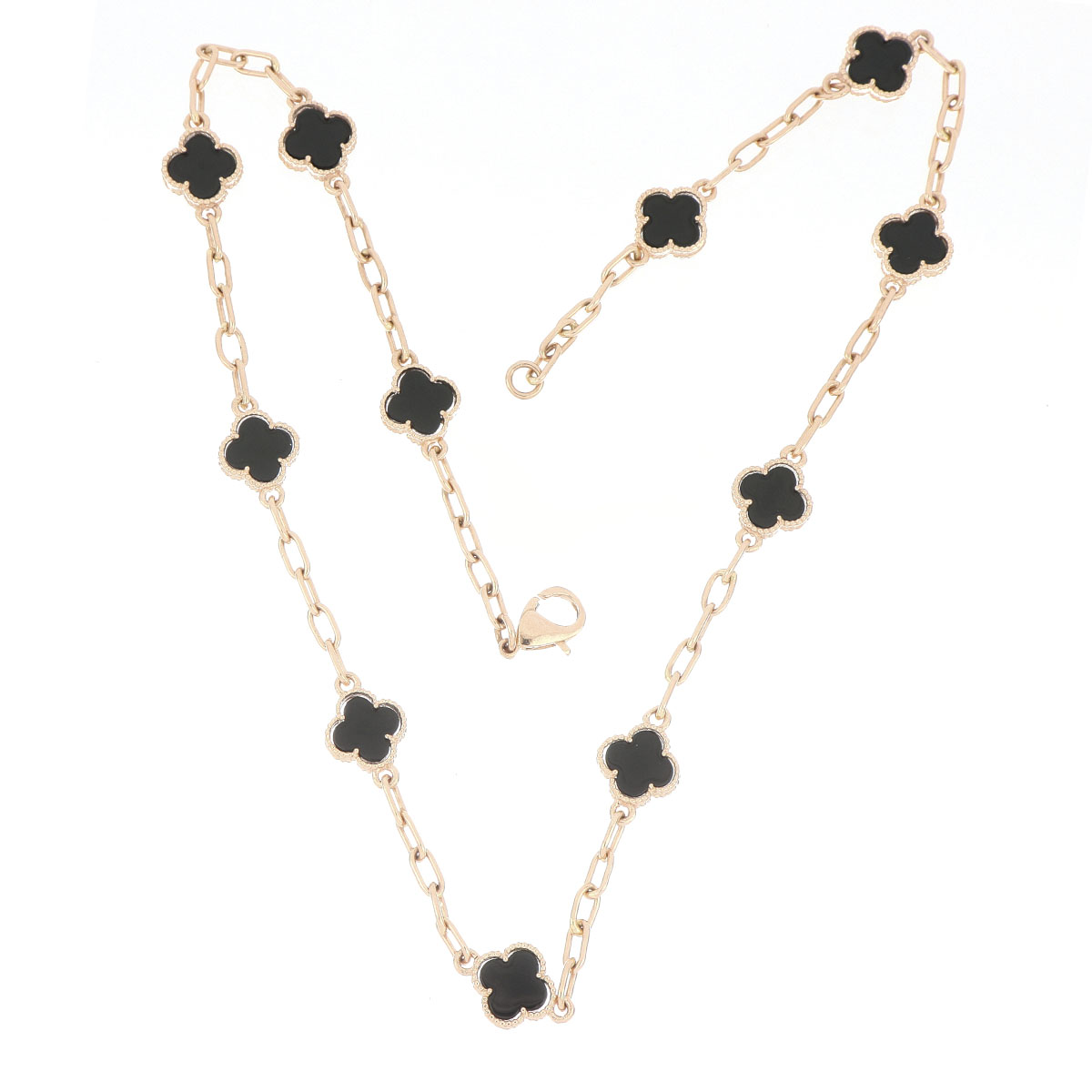 CADENA Oro Rosado VC Onyx 45 cm. - Imagen 2