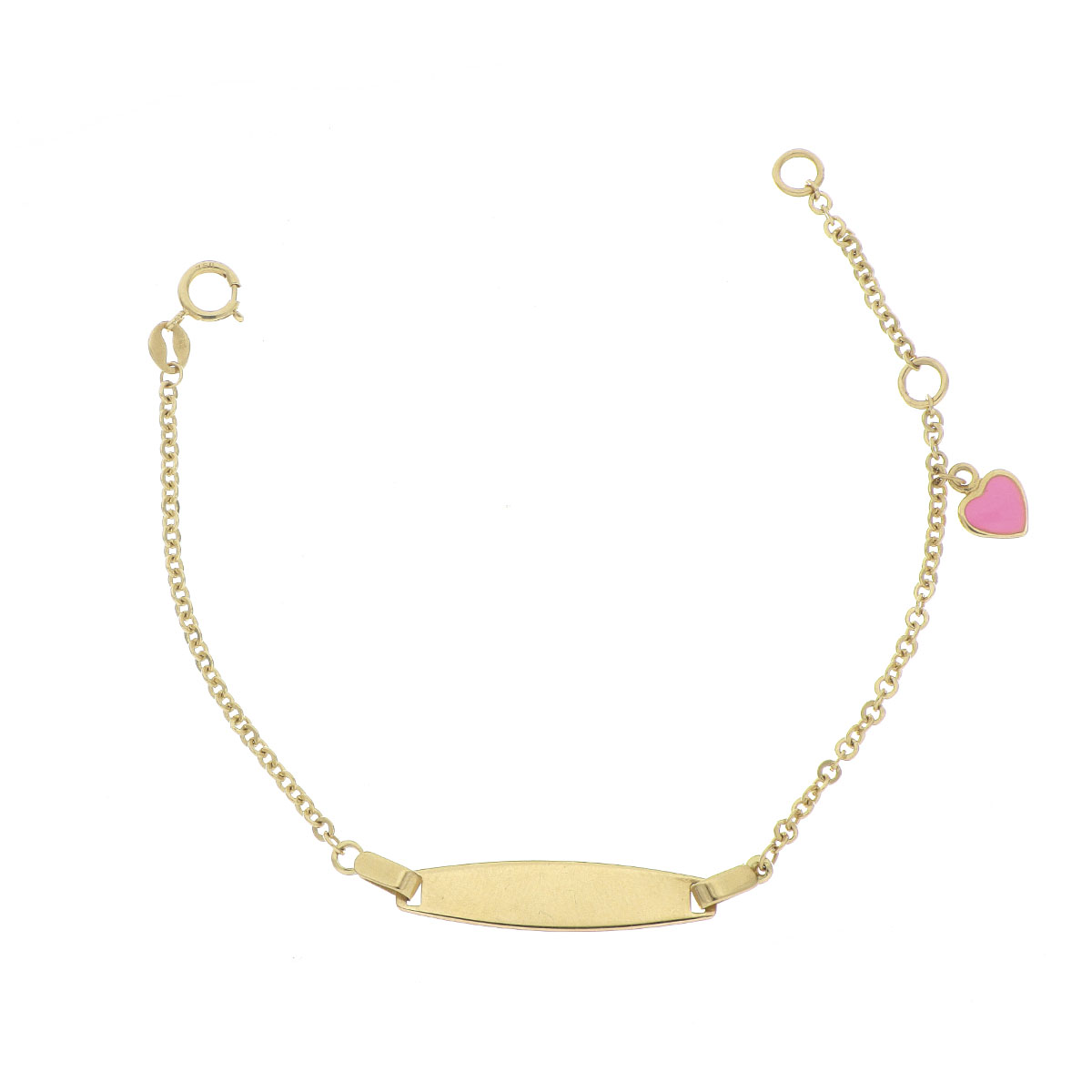 PULSERA Oro Amarillo Placa