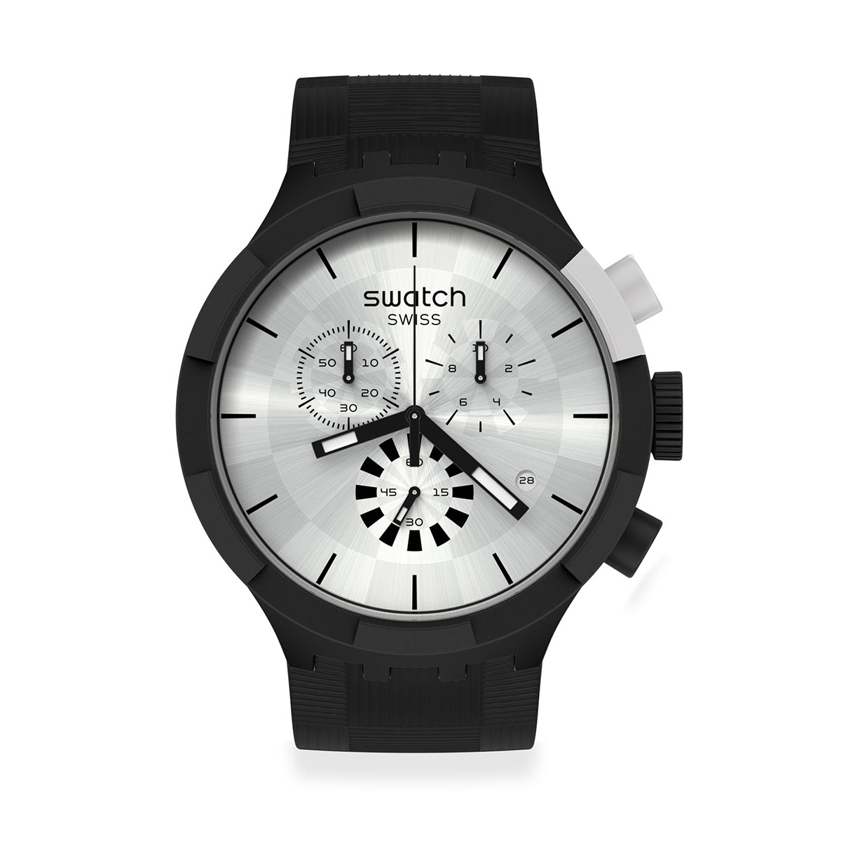 SWATCH Chequered Silver