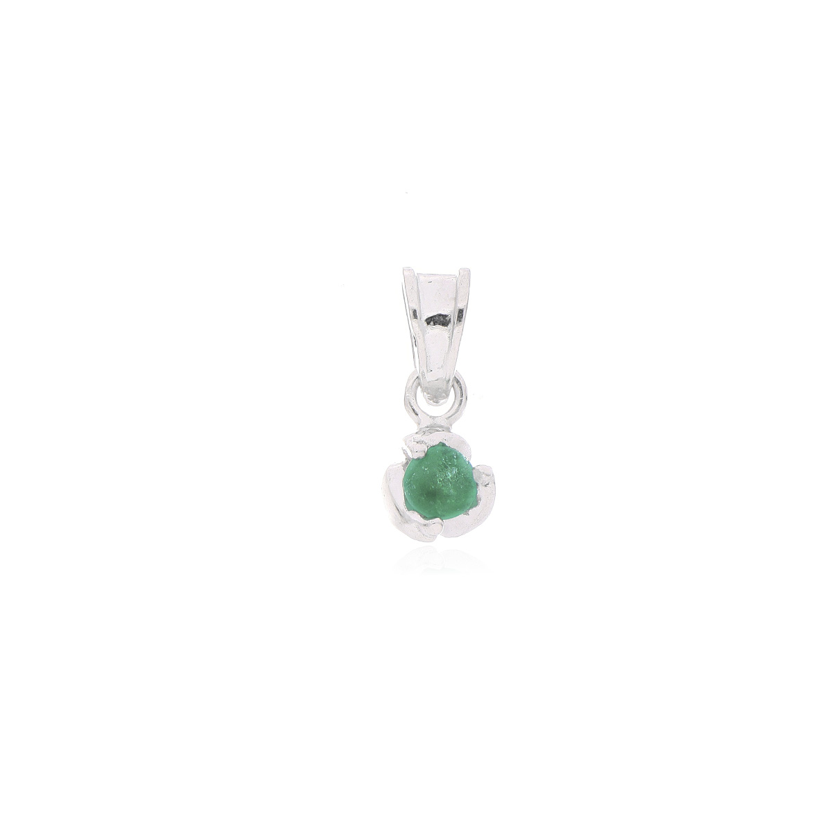 DIJE Plata Esmeralda Tulipán