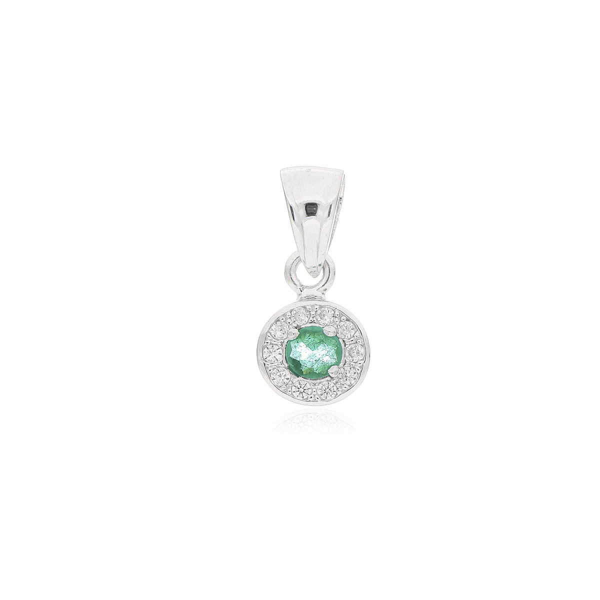 DIJE Plata Esmeralda