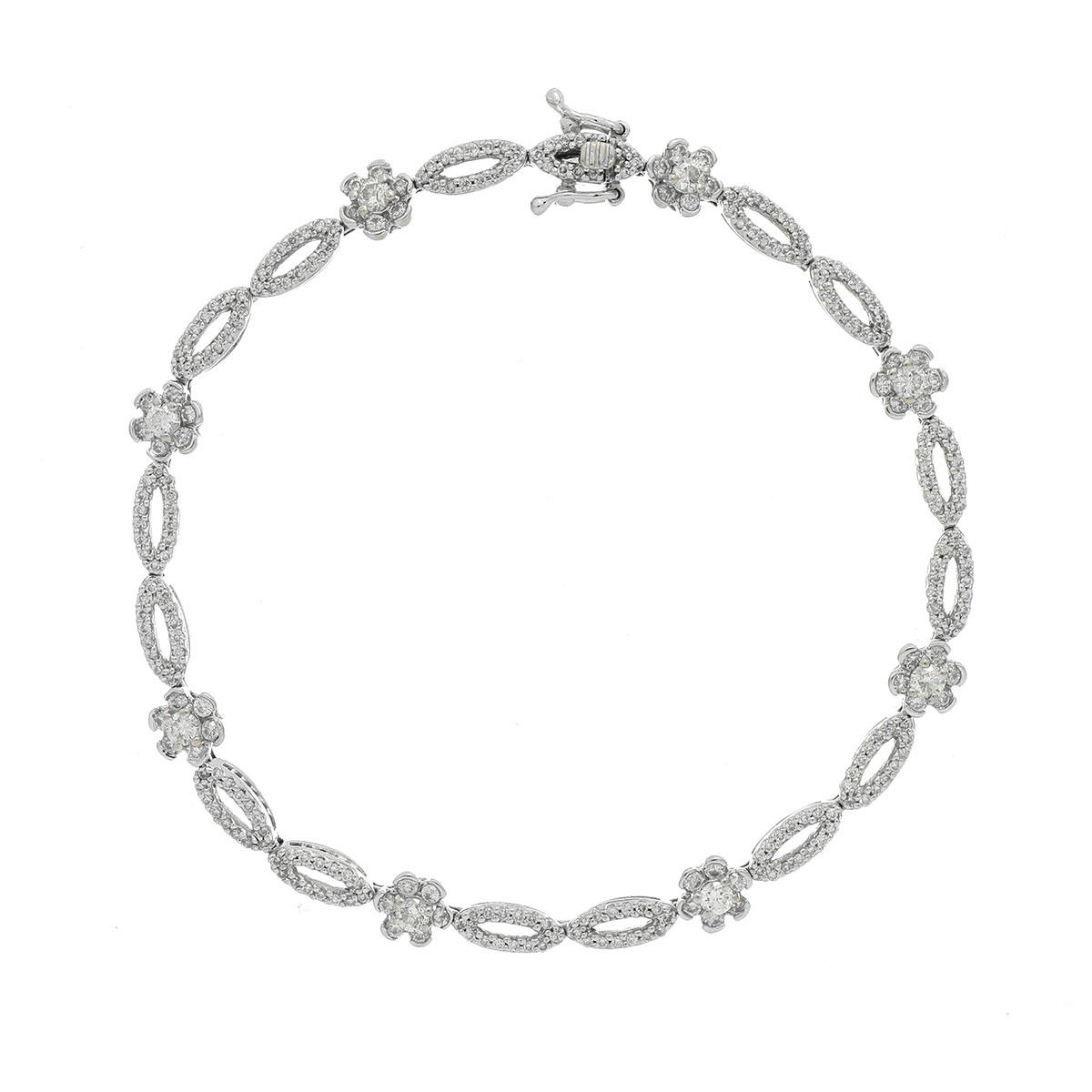PULSERA Oro Blanco Diamante