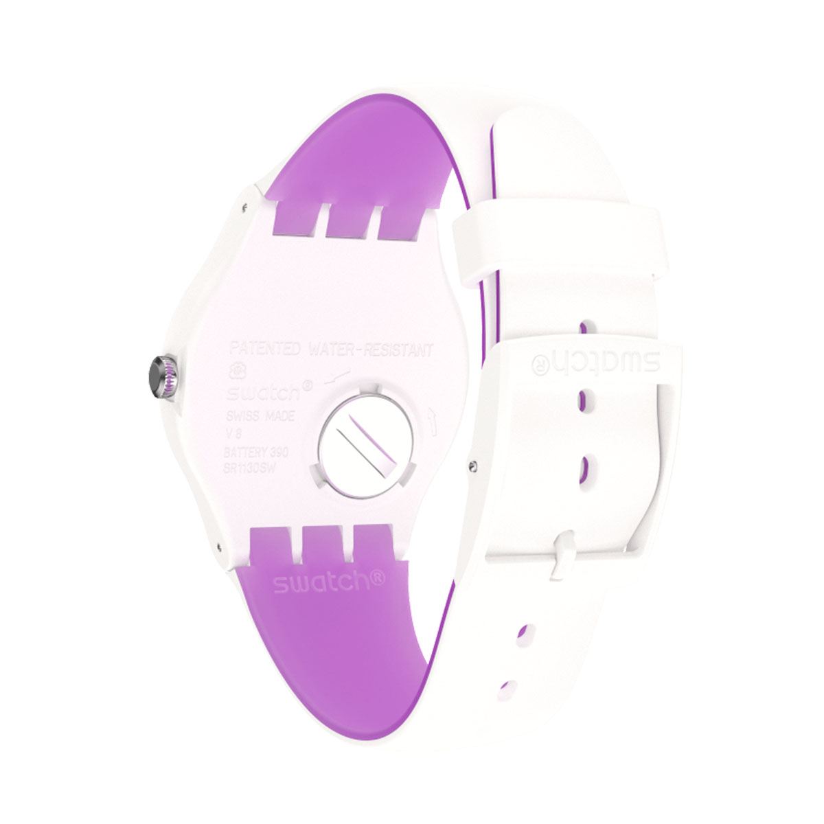 SWATCH WhiteNpurple - Imagen 3