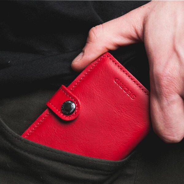 SECRID Mini  Billetera 6 Tarjetas M-RD-RD