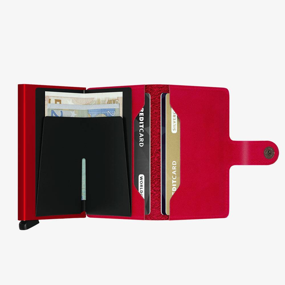 SECRID Mini Billetera 6 Tarjetas M-RD-RD