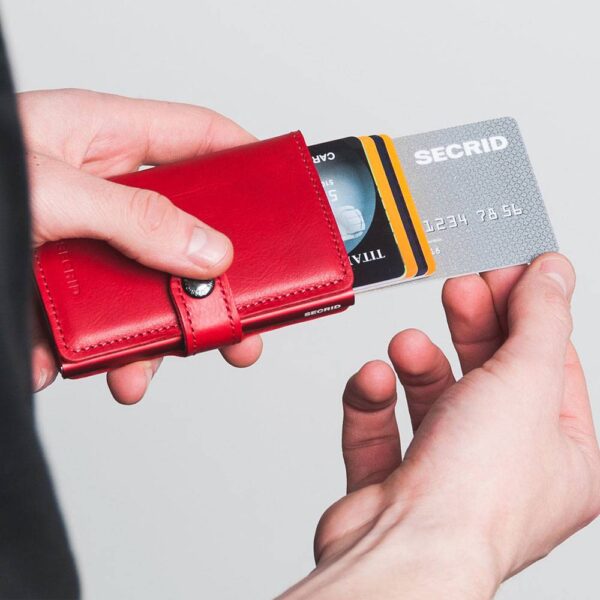 SECRID Mini  Billetera 6 Tarjetas M-RD-RD