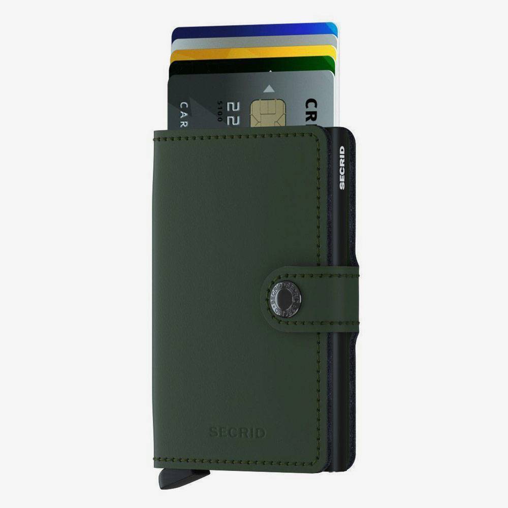 SECRID Mini Billetera 6 Tarjetas MM-GN-BK