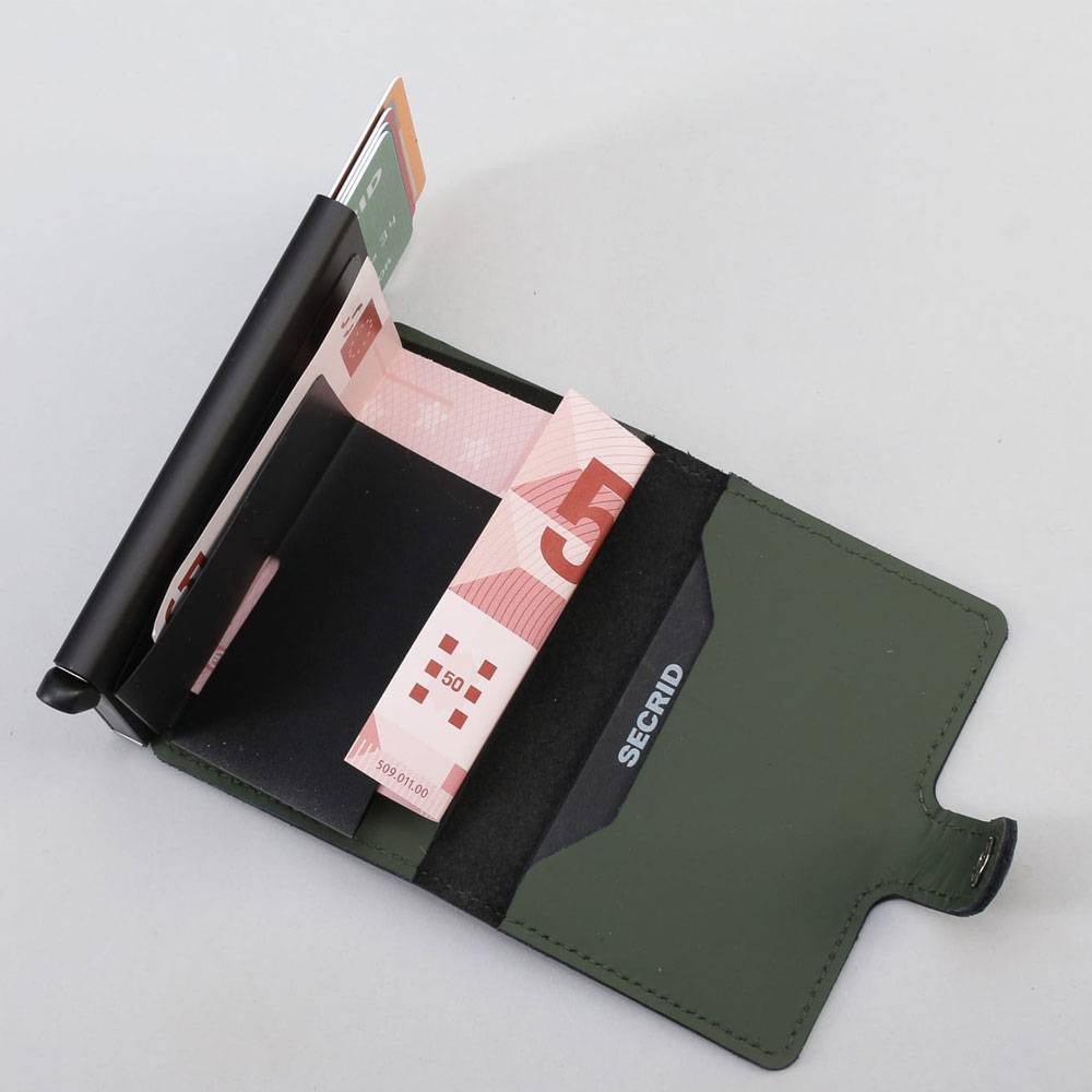 SECRID Mini Billetera 6 Tarjetas MM-GN-BK