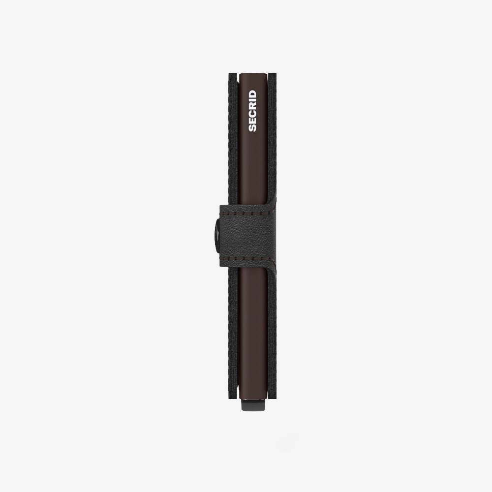 SECRID Mini Billetera 6 Tarjetas M-BLACK-BROWN