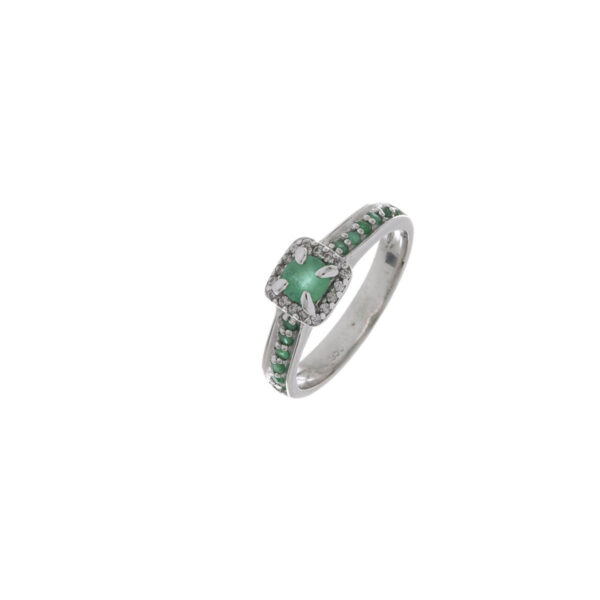 ANILLO Plata Esmeralda AN1075