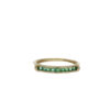 ANILLO Oro Amarillo Esmeralda AN1091