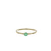 ANILLO Oro Amarillo Esmeralda AN1093