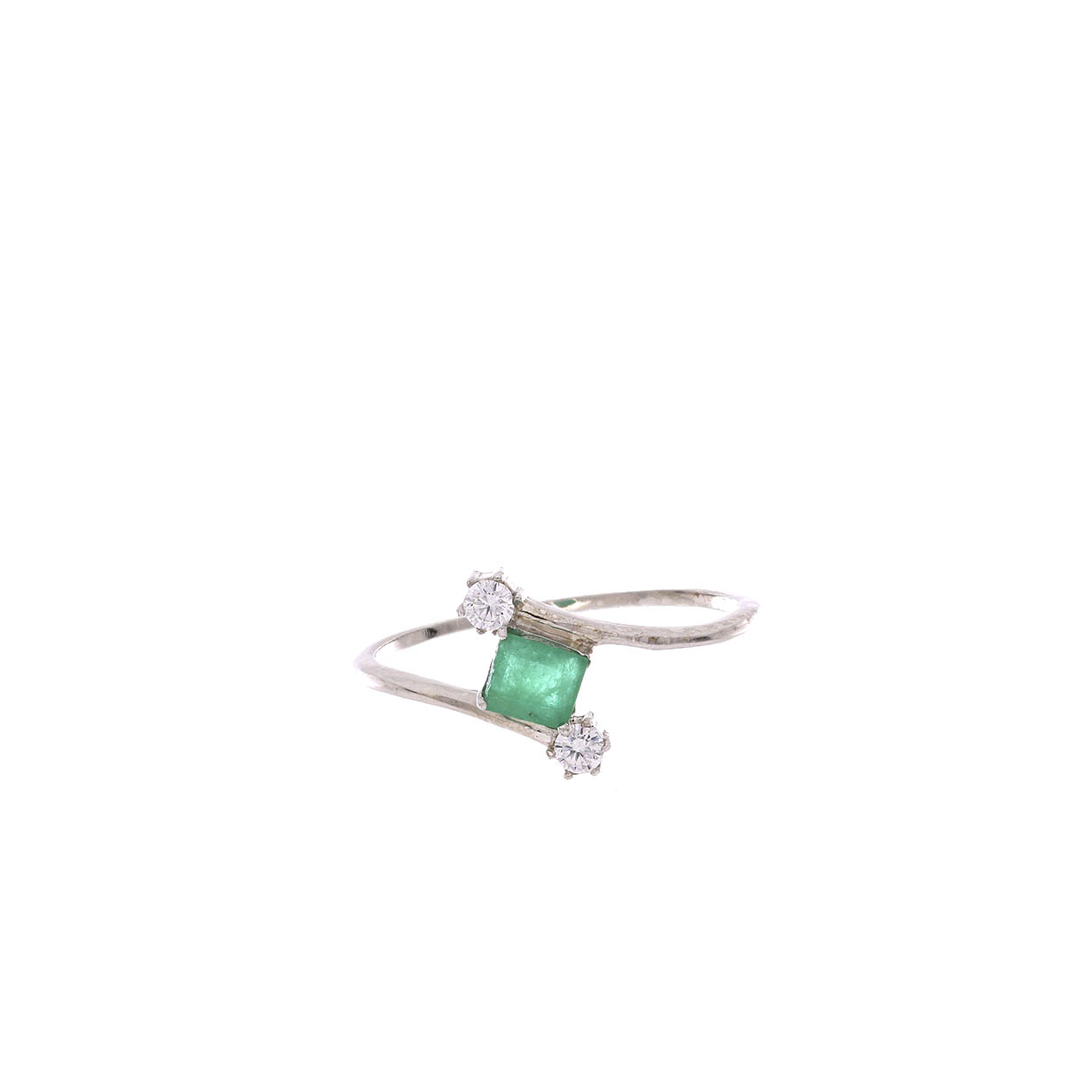 ANILLO Plata Esmeralda Circón AN1067