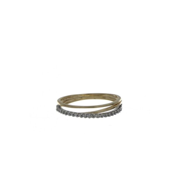ANILLO Oro Amarillo Circón