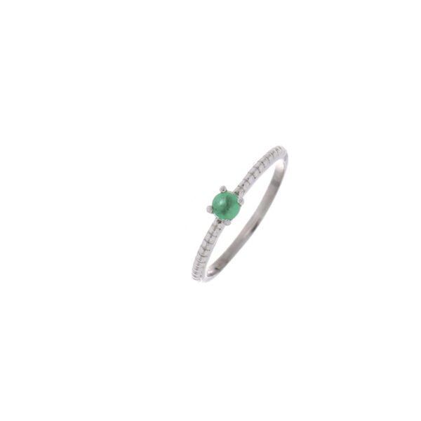 Anillo Plata Esmeralda
