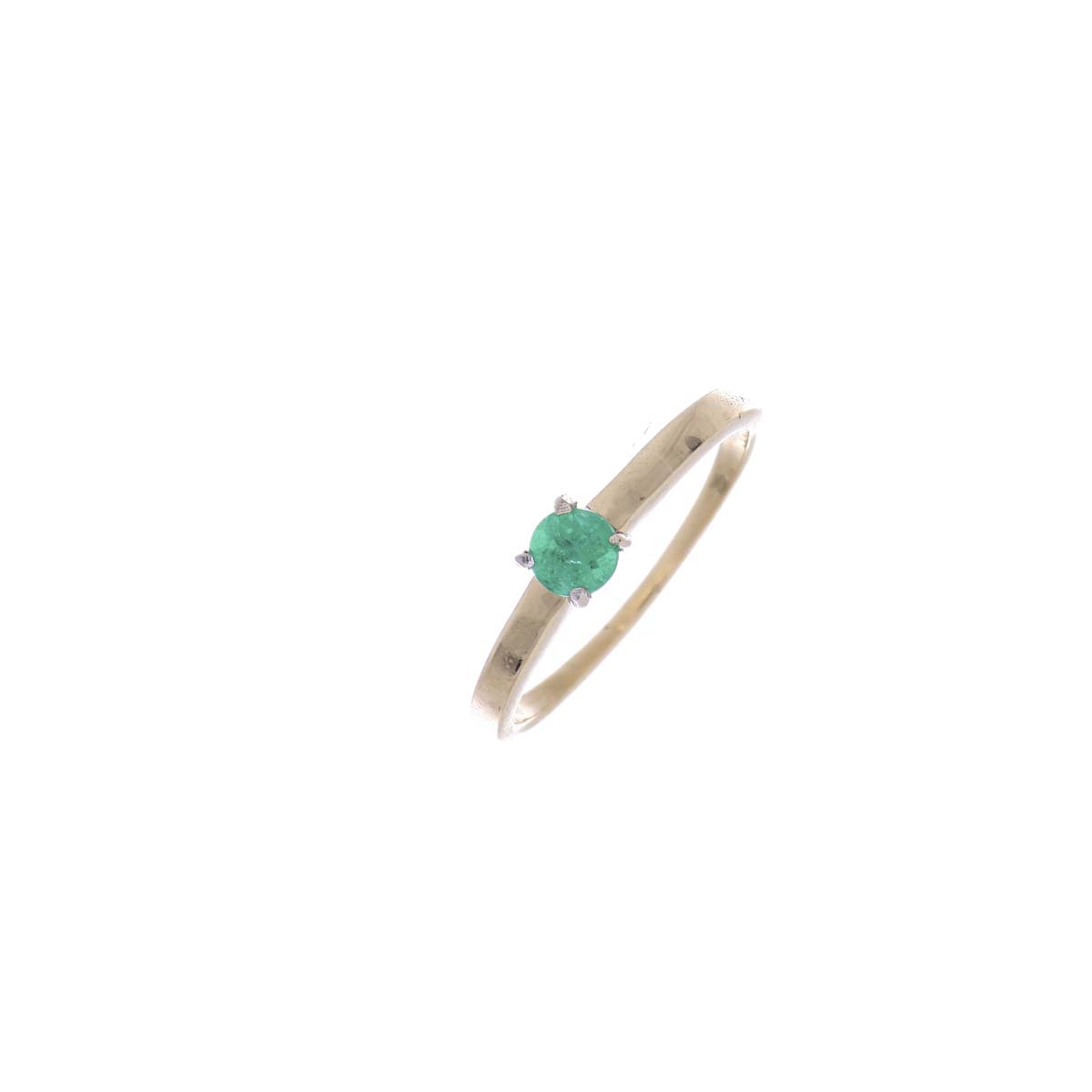 ANILLO Oro Amarillo Esmeralda