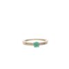 ANILLO Oro Amarillo Esmeralda