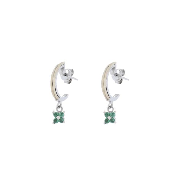ARETE Plata Oro Esmeralda