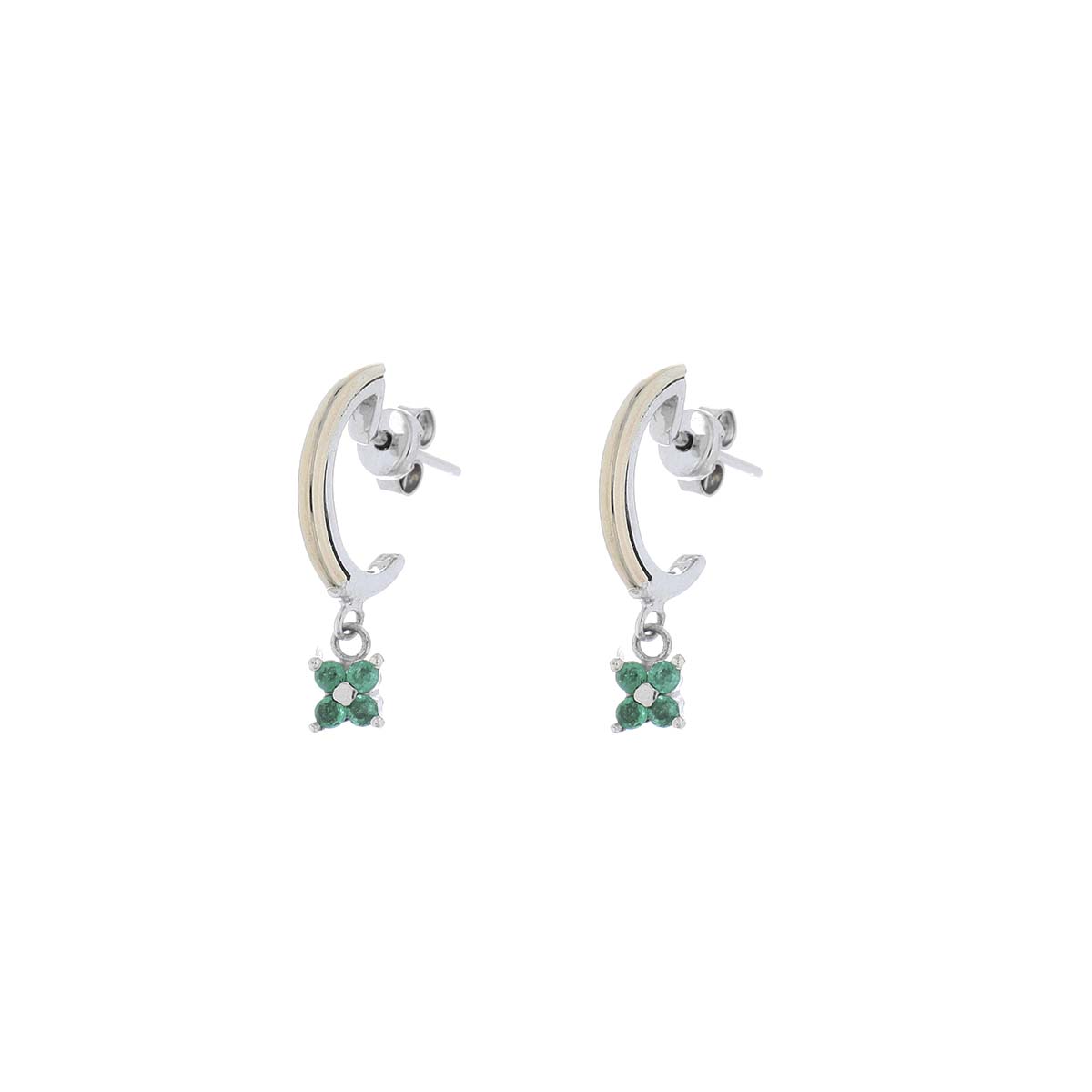 ARETE Plata Oro Esmeralda